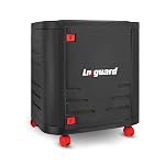Livguard Inverter Battery Trolley with Covered Box | Support Single Jumbo/Flat Plate/Tall Tubular Battery |Heavy-Duty, Easy-Move Stand for Inverter and Battery – Black Red