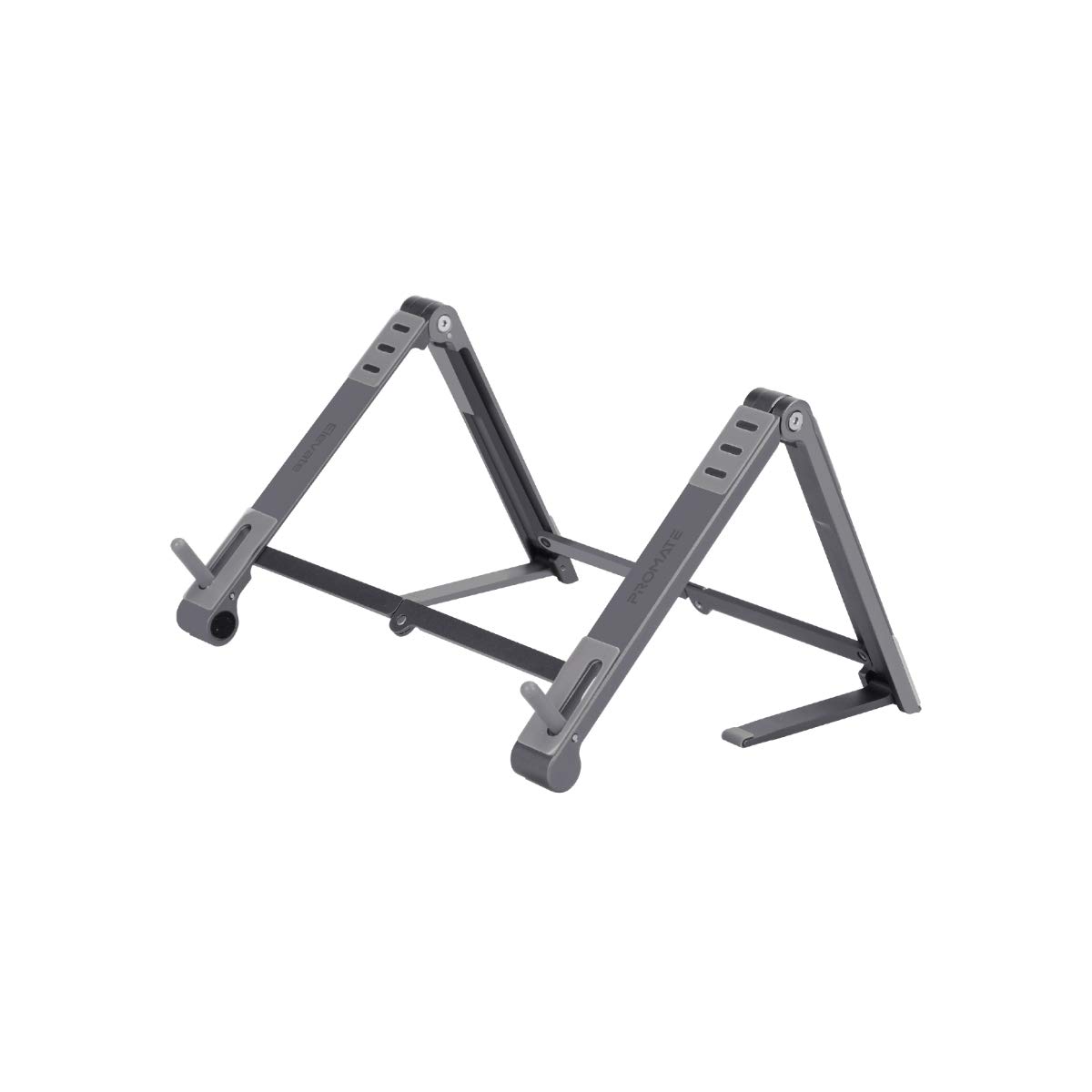 Promate Notebook Laptop Standı Ayarlanabilir Çok Açılı Ergonomik Dizayn - Promate ELEVATE (Gri)