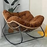 Sedia versatile adatta per salotti, camere da letto, studi o spazi esterni, ideale per leggere o guardare spettacoli migliorando l'estetica della casa.