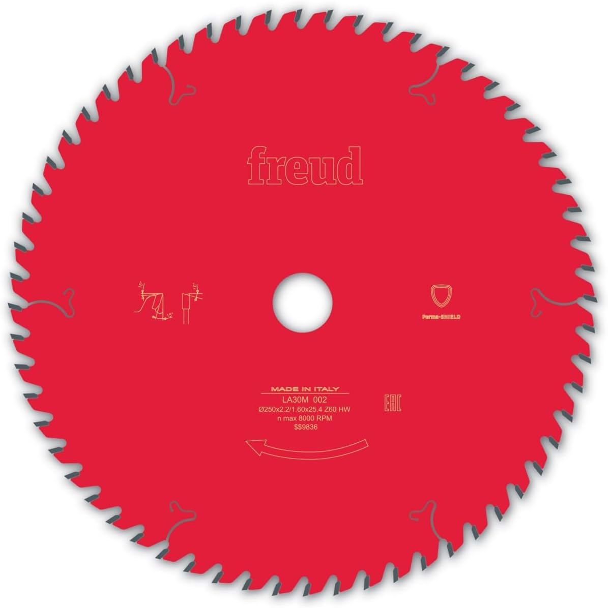 Freud (BOSCH Group) F03FS00761 Circular sawblade - Wood - 12" / 300mm, Number of Teeth 60