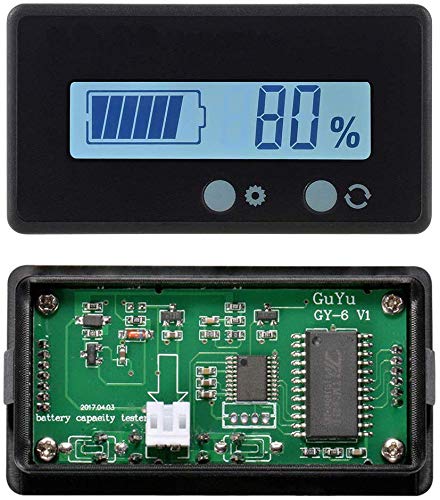 2 stuks LCD batterij capaciteitsmeter, waterdichte 12V/24V/36V/48V loodaccu statusindicator, lithium batterij… - Afbeelding 8
