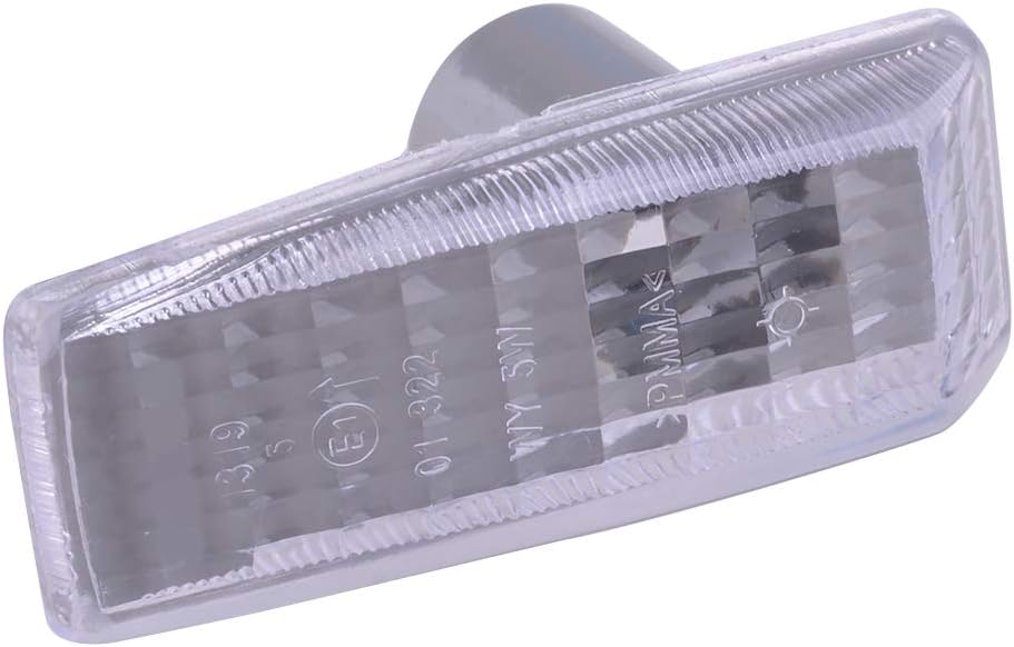 1pcs Clear Lens Side Marker Fender Light Repeater Indicator Turn Signal Lamp Fit for Mercedes-Benz W124 R129 W140 W202 W201