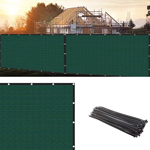 Green 6' x 12' Privacy Screen Fence Windscreen Heavy Duty