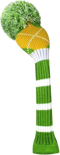 Scott Edward 1 unids Golf Head Cover Knit para conductor Madera Fairway Madera Híbrido con Rotación Número Etiquetas Número Etiquetas