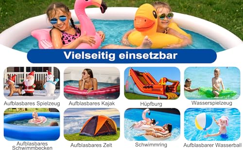 Hofeny Pool Reparaturset 10x200cm, Flicken Selbstklebend Set, Reparaturband Wasserdichtes für Wasserbett, Poolfolie, Planschbecken, Luftmatratze