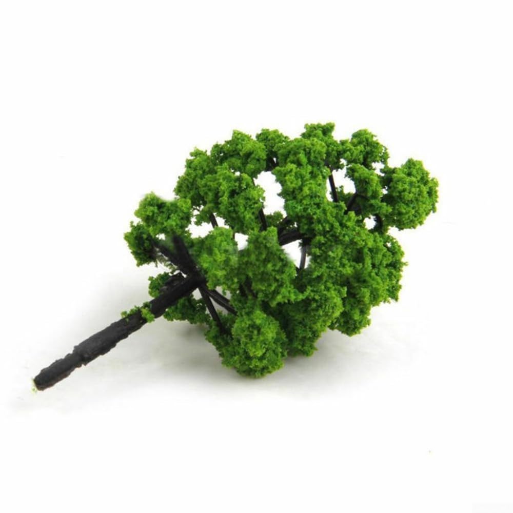 Lot de 20 arbres miniatures pour diorama et décoration de paysages miniatures