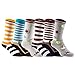 Lovely Annie Unisex Children 6 Pairs Pack Non-Skid Knee High Cotton Socks One Size Random Boy Color