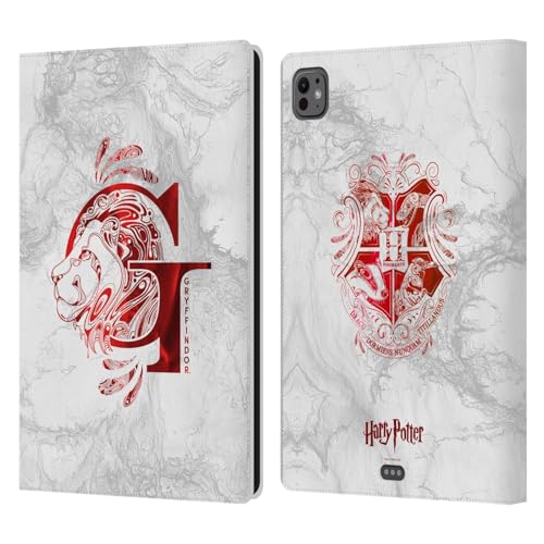 Étui Portefeuille Harry Potter iPad Pro 11 M4 2024 Coque Cuir Gryffondor
