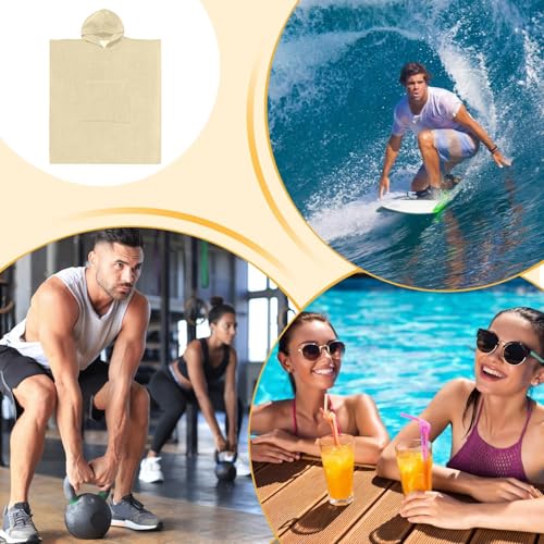 Peignoir de bain en microfibre compact pour éviter le froid après la piscine - 5