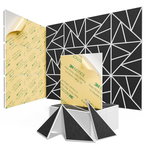 Image of 22 Pack Self-Adhesive Acoustic Panels, Sound Proof Foam Panels for Walls