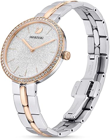 Swarovski Cosmopolitan Watch, Swiss made, Metal strap, White
