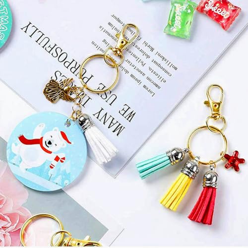 60 Pcs Premium Gold Swivel Clasps Lanyard Snap Hooks with Key Rings, Key Chain Clip Hooks Lobster Claw Clasps for Keychain Clip Lanyard, Jewelry Making, DIY Crafts - Thumbnail 5