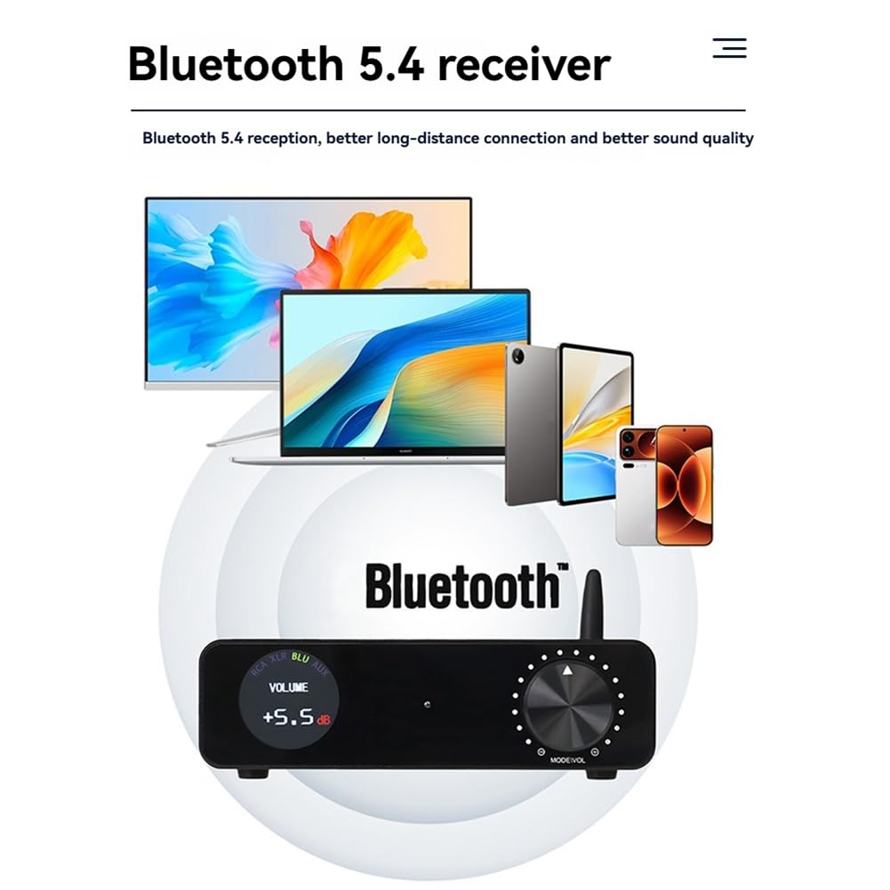 Scheda Amplificatore D325Q 300W Bluetooth 5.4 Modulo Amplificatore Audio Digitale KTV Potenza Bluetooth