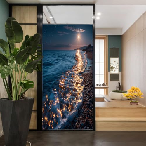 Vinilo decorativo para ventana ocean moderno 23.6 x 35.4 pulg miniatura 5
