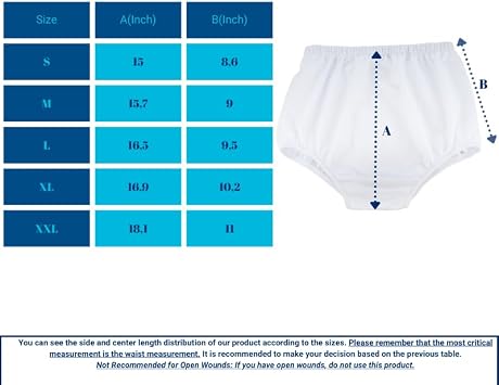 Bk Premium Care Unisex Washable Leak-Proof Adult Diaper Comfortable Incontinence Briefs, Ideal Overnight Pullups, Mens & Womens Incontinence Underwear, Adult Cloth Diapers (Small)