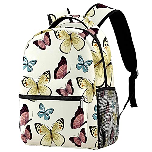 Sac à dos bleu marine à motif spatial pour femme voyageant avec une grande capacité