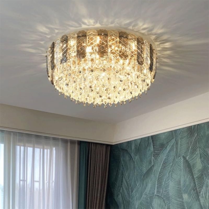 Plafonniers modernes cristal pour l'ambiance feutrée du restaurant