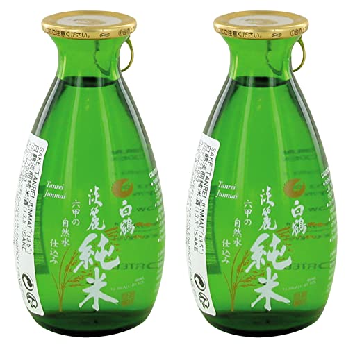 SAKÉ « TANREI JUNMAI » 13,5° 180ml/bouteille - Lot de 2, 4, 6 et 8 bouteilles - Un sachet de crevette à la crevette 75g offert par commande - Expédition depuis France par la Sté Bo Time (2)