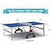 Kettler Top Star XL Weatherproof Table Tennis Table with Outdoor Accessory Bundle