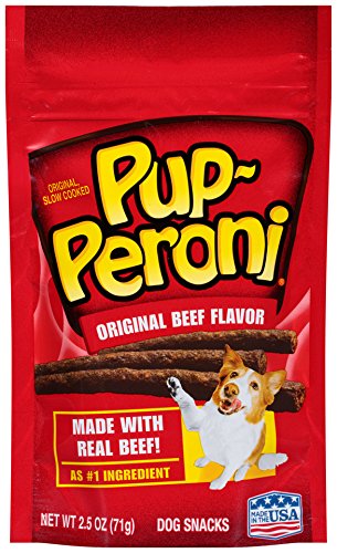 Pup-Peroni Snack Dog Treats, Beef, 2.5 oz