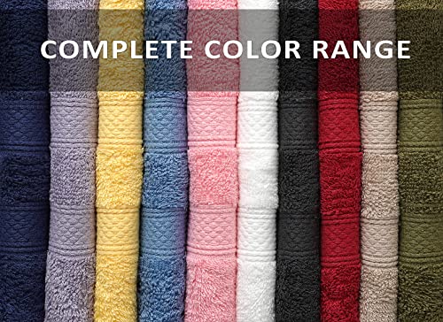 Zuperia Classic Hand Towels - 10 Pack - 16" X 28" - Ultra Soft 100% Cotton Large Bathroom Towels, Highly Absorbent Towel For Bathroom, Ideal For Pool, Home, Gym, Spa, Hotel (Assorted) #TOP2