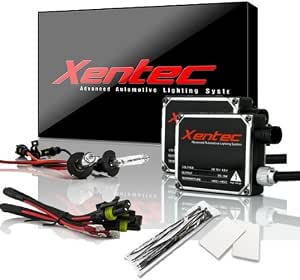 Kit Ampoules HID Xénon Xentec 9005 HB3 12000K - Couleur Violet Profond/bleu - Faisceau Haut