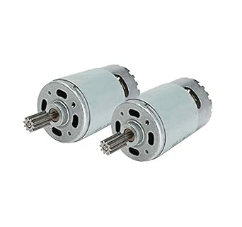 2 Pcs 550 35000RPM Electric Motor for 24 Volt Kids Ride On Car, RS550 24V Motor Gearbox Accessories for Children Ride On Toys Replacement Parts