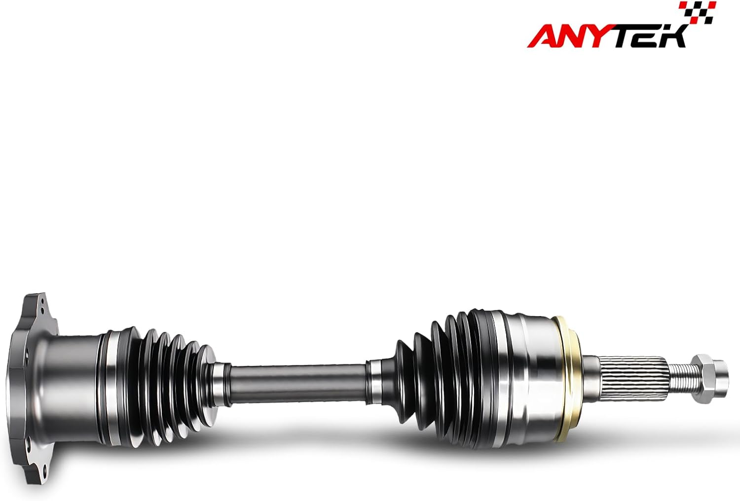 Anytek CV Axle Shaft Front Left & Right For Cadillac Escalade 1999-2006 for Chevrolet Silverado 1500 Tahoe Suburban 1988-2007 for GMC Sierra 1500 Yukon 1998-2007 Replace# 26060239 66-1009