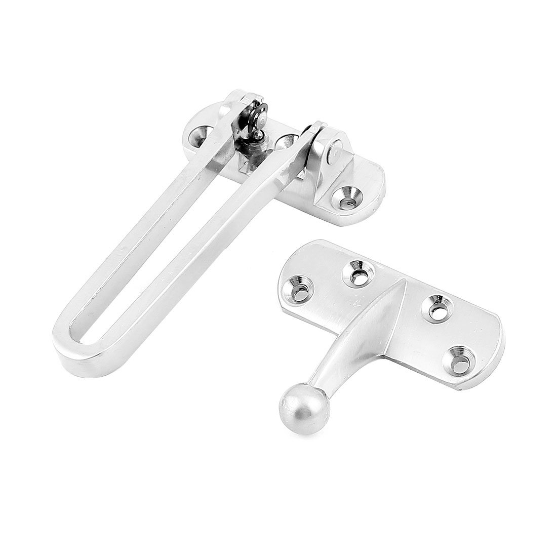 Aexit Home Office Cabinet Hardware Anti-Theft Stainless Steel Swing Bar Door Security Guard Clasp Padlock Latches Latch Lock