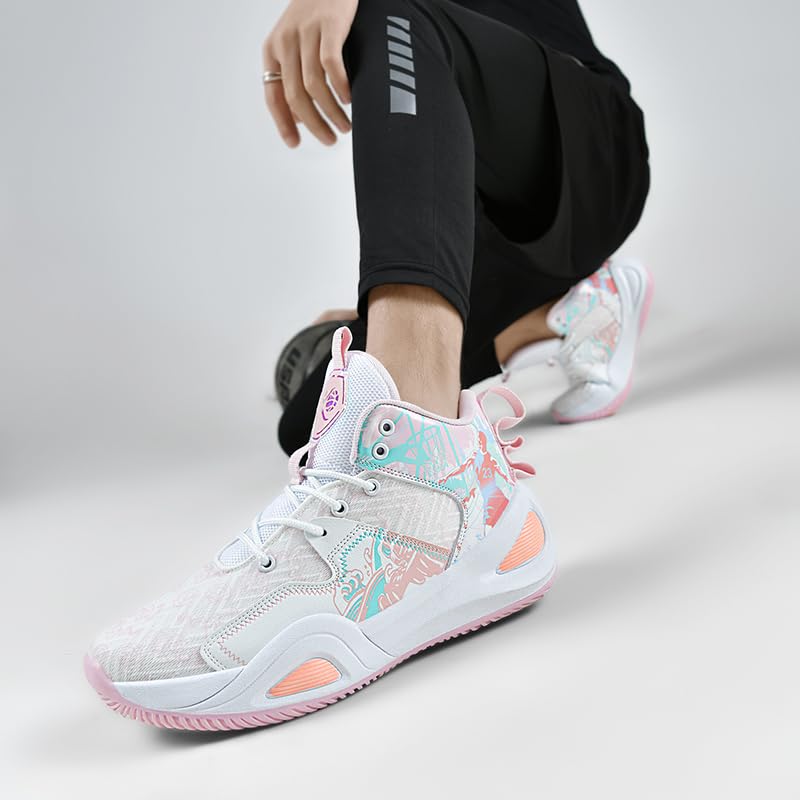 Zapatillas de baloncesto para mujer y hombre, transpirables, modernas, cómodas, para voleibol, al aire libre, antideslizantes, para mujer y hombre