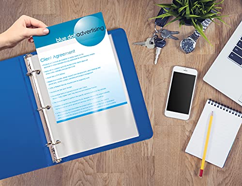 Image of GOLD SEAL Sheet Protectors, 50 Pack 8.5 x 11 Anti-Glare Sheet Protectors for 3 Ring Binder, Top Load Page Protectors for 3 Ring Binder, Durable Clear Plastic Sleeves