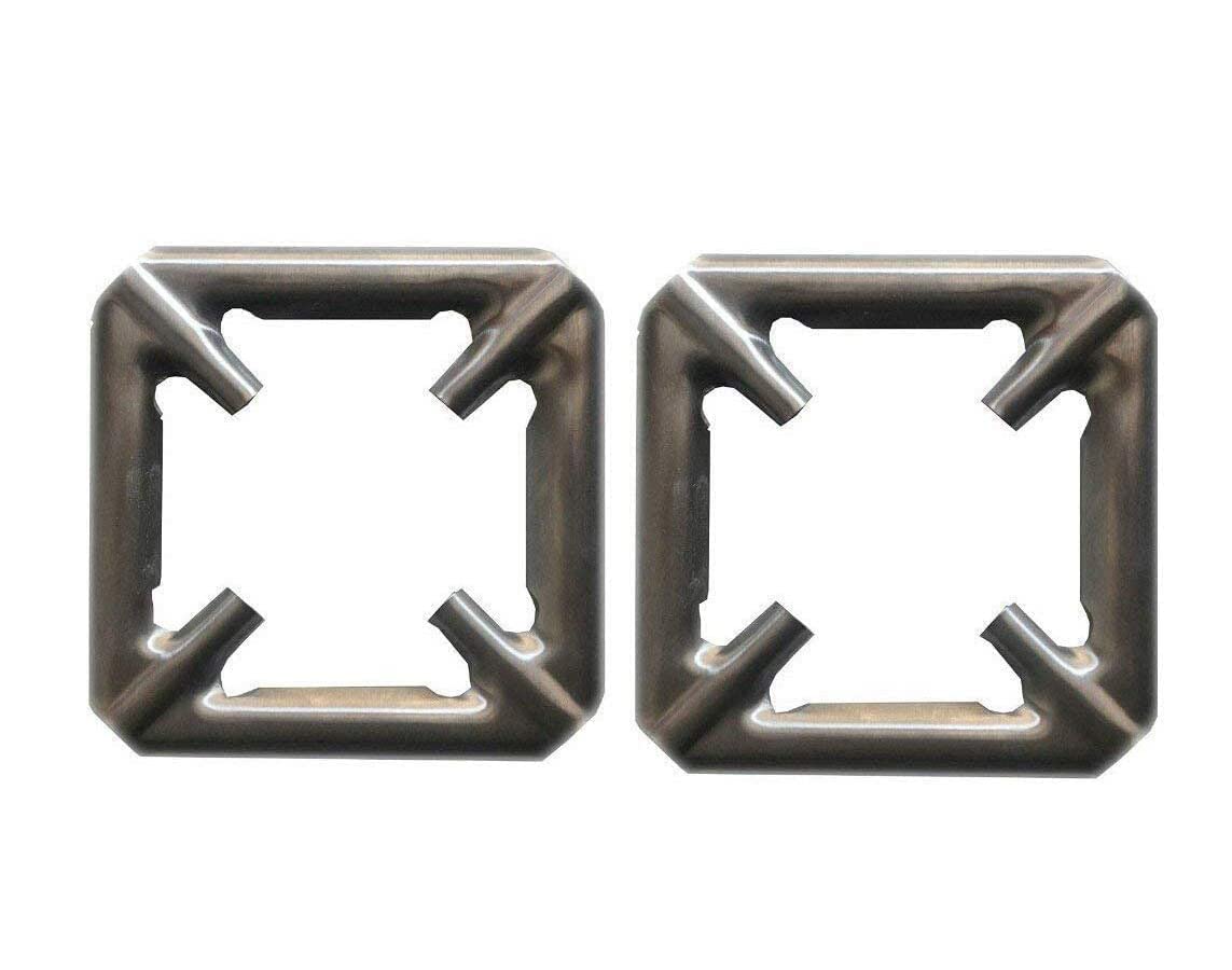 COOKMORE Gas Stove Pan Support for Small Pans & Utensils, Fits All Gas Stoves, Stainless Steel Stand, Silver (3)