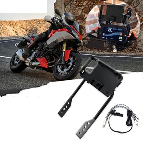 Support de navigation moto rigide avec plaque de fixation pour bulle BMW F900XR - 2
