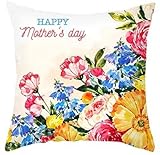 🌻【El mejor regalo】: funda de almohada cuadrada con exquisitos patrones impresos en ambos lados. Las fundas de almohada son el mejor regalo para amantes, familiares y amigos. Brilla como una superestrella.