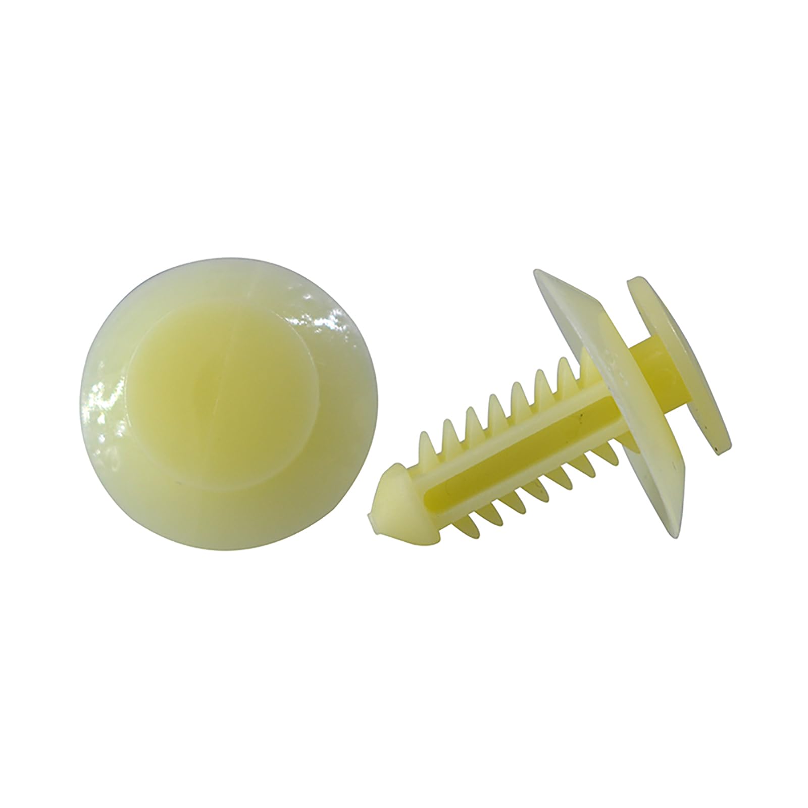 A-Premium 50 PCS Nylon Weatherstrip Retainer Clips - Double Head, 4mm Stem, Compatible With Ford F-150, Explorer & More