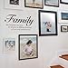 Simple Shapes Family Like Branches On A Tree - Quote Lettering Decal Wall Decal - Black