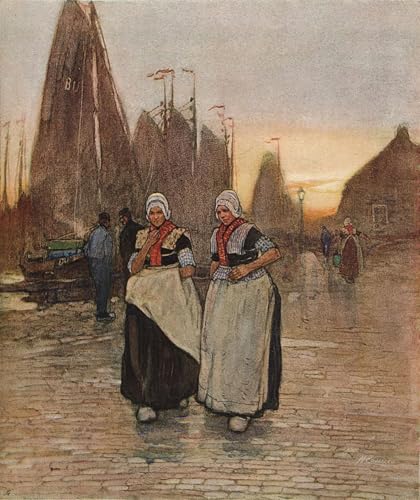 Impressions d'art mural sur le quai affiche Hendrick Cassiers finition premium 60x90cm