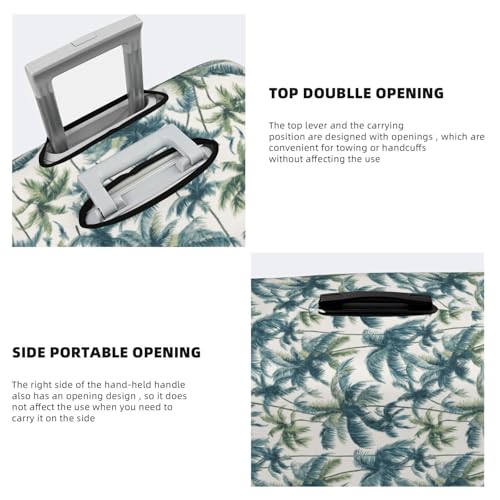 Palm Trees Elastic Travel Luggage Covers Dustproof Scratch-Resistant Suitcase Protector Fit 22-24 Inch3