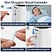 Ventisera Oxygen Nasal Cannula for Adult, Standard Resistant Lightweight Oxygen Tubing Cannula - 7 ft, Clear, 5 Pack