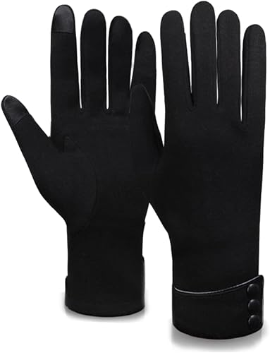 Miniatura 7 de Tomily - Guantes de forro polar para mujer con pantalla táctil