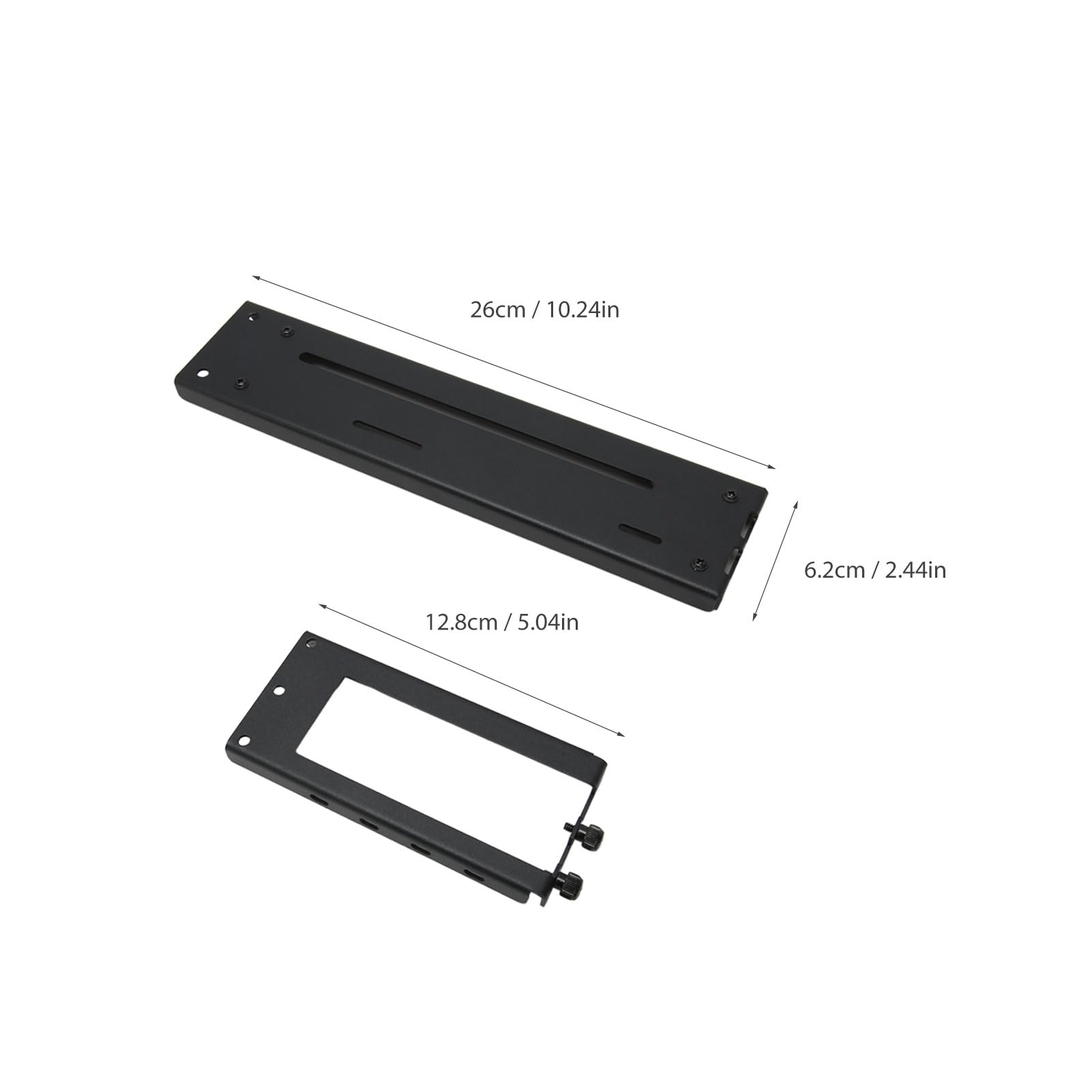 ASHATA Staffa GPU Regolabile, Supporto GPU Verticale, Staffa Supporto GPU Verticale Supporto Staffa Supporto VGA Scheda Grafica PCI E 3.0 X16 per Custodia PC ATX (26 * 6,2 * 12,8 cm)