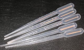Plastic Transfer Pipettes 3ml, Gradulated, Pack of 500