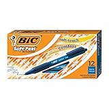 bic soft feel med Esta caja contiene 12 bolígrafos BIC Soft Feel con un sistema de punta retráctil que te permitirá pasar a la acción con un solo clic