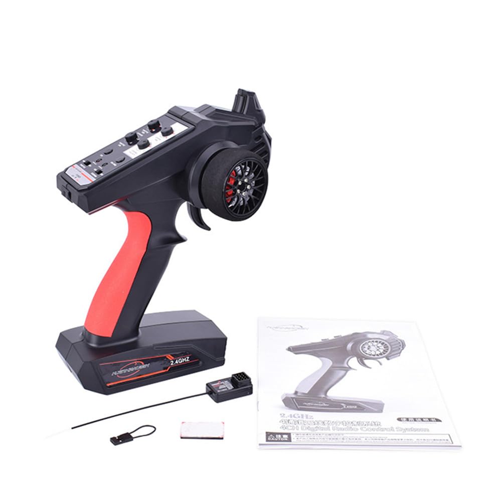 Ergonomical 2.4GHz Remote Control+Receiver RC Car Boat for TRX4 for Axial for SCX10 Transmitter RC Car Spare Part Accessory Accessory