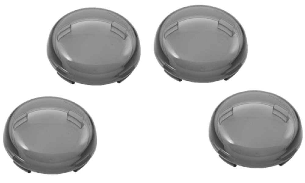 Orange Cycle Parts 4 PackSmoke Bullet/Deuce Style Lens for Harley repl # 68973-00