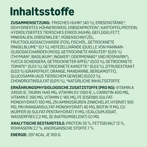 by Amazon Katzenfutter für ausgewachsene sterilisierte Katzen, Fein zubereitetes Trockenfutter mit frischem Huhn, Getreidefreie Rezeptur, 3kg (1-Pack)(Zuvor eine Marke von Lifelong, gleiches Produkt)