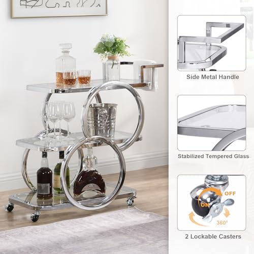 Commercial Restaurant Serving Cart