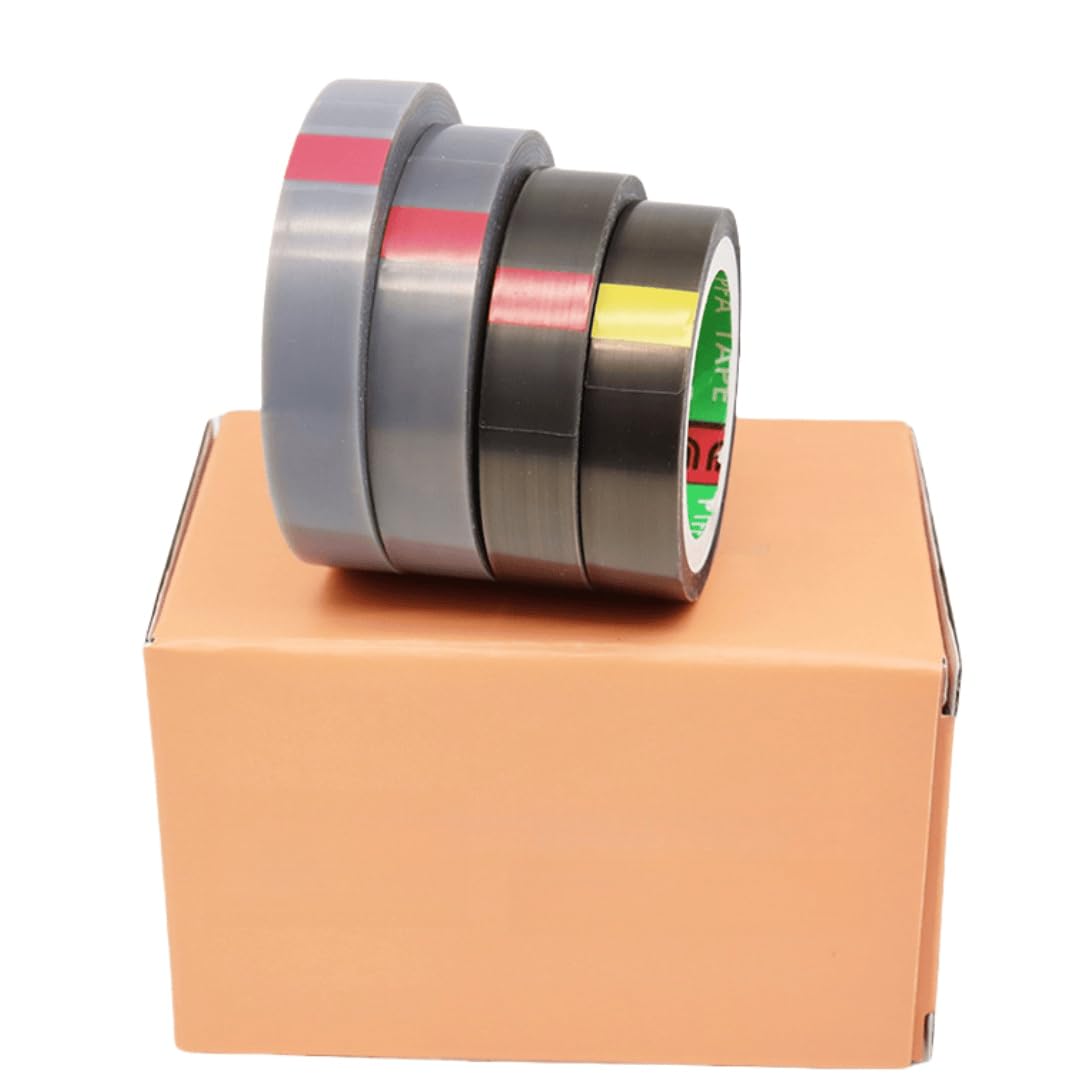 PTFE PEFT-Folienband – 1 Stück, antihaftbeschichtet, hochtemperaturbeständig, glatte Oberfläche, verschleißfestes Klebeband(0.13 * 200 * 10000mm)