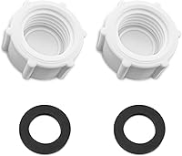 Vista 1 de Drain Valve Cap Compatible with Intex Pools 11456 & 11385 Sand Filter Drain Cap with O-Ring for Above Ground Pool, Drain Plug Cap for Sand Filter