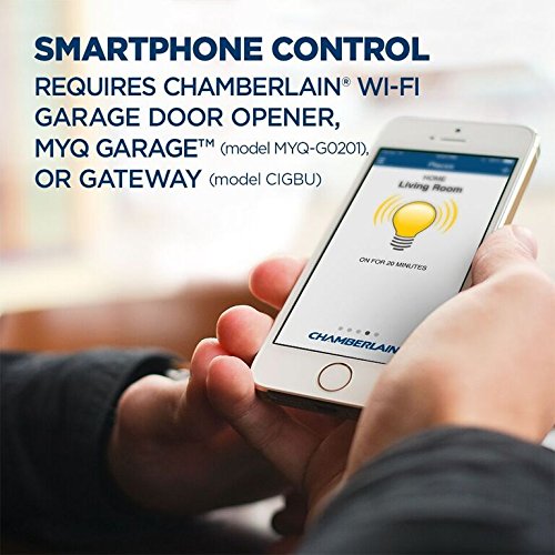 Chamberlain Pilcev Myq Remote Lamp Control, Control Home Lighting With Included Remote Or Myq Technology (Sold Separately) #TOP4